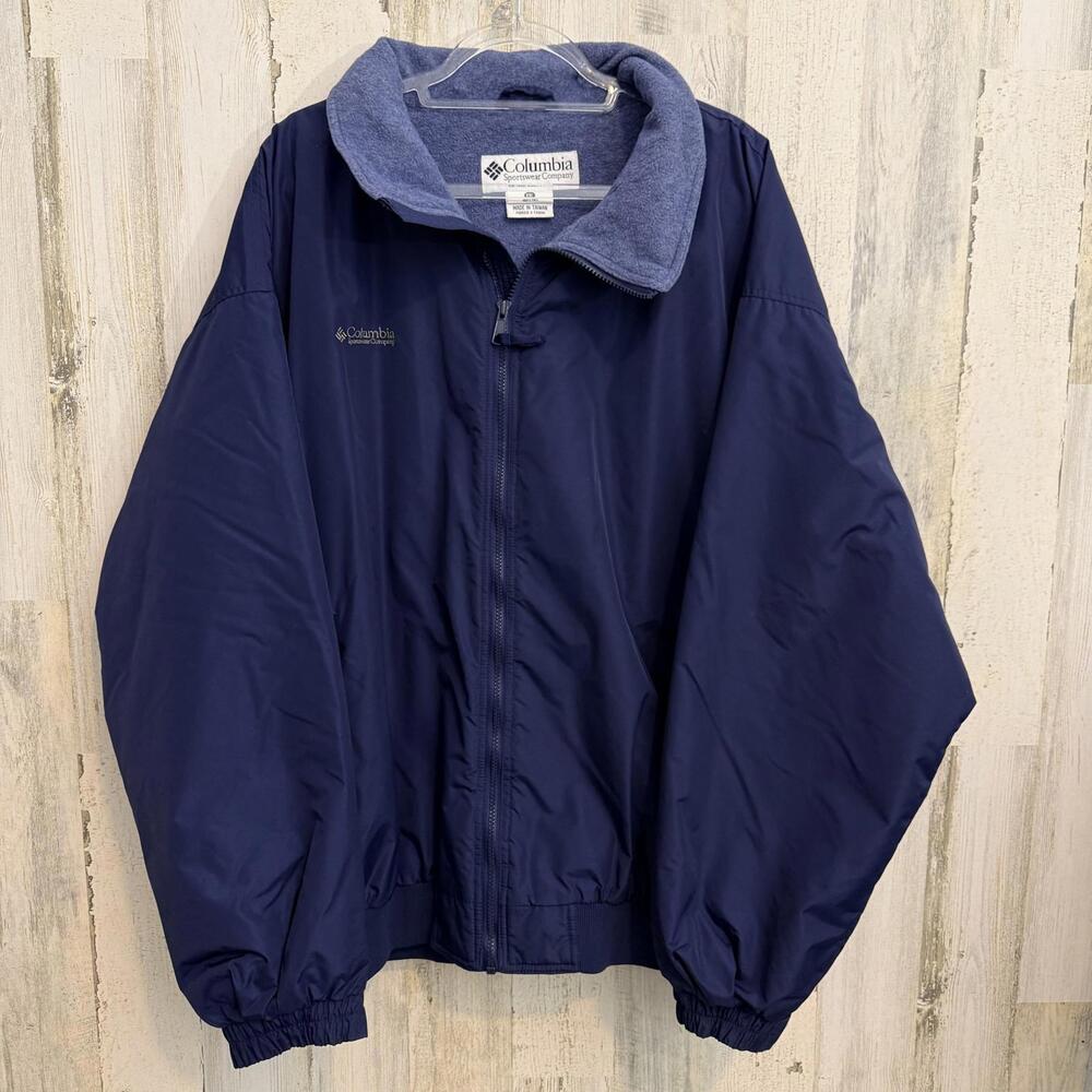 Columbia Sportswear Company Men's XXL Navy Blue Jacket